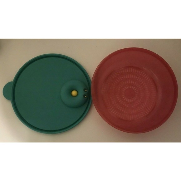 Vintage Tupperware Salad Strainer Washer 1835-3 Colander With Lid - Picture 4 of 4